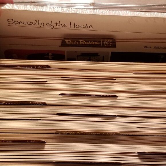 1977 The 2 in 1 International Recipe Card Collection Mixed Drinks Appetizers vtg - Picture 3 of 9